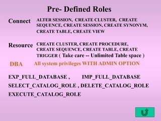 Oracle Select Catalog Role Security Risk