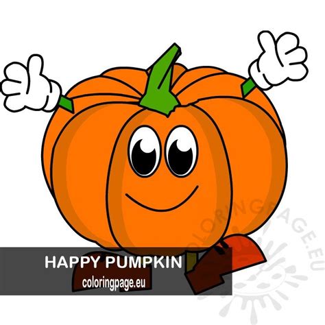 Orange Pumpkin Printable