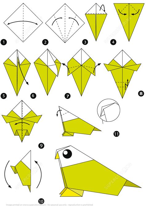 Origami Printable Instructions