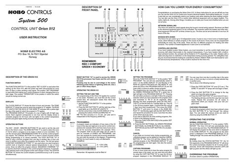 Orion 512 User Manual