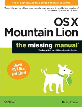 Os X Mountain Lion The Missing Manual