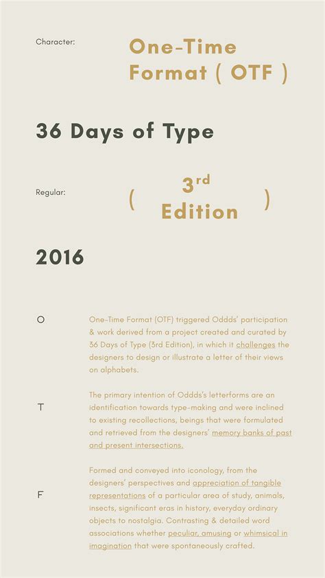 Otf Template Today