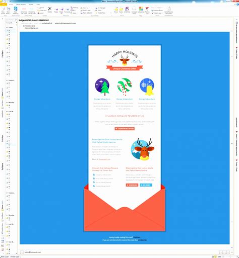 Outlook Email Newsletter Templates