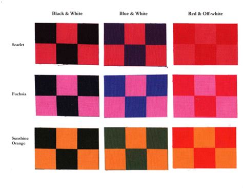 Overdyeing Color Chart