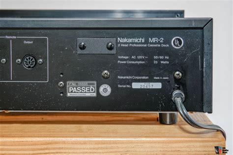 Owner Manual Nakamichi Mr 2 Head Professional Cassette Deck