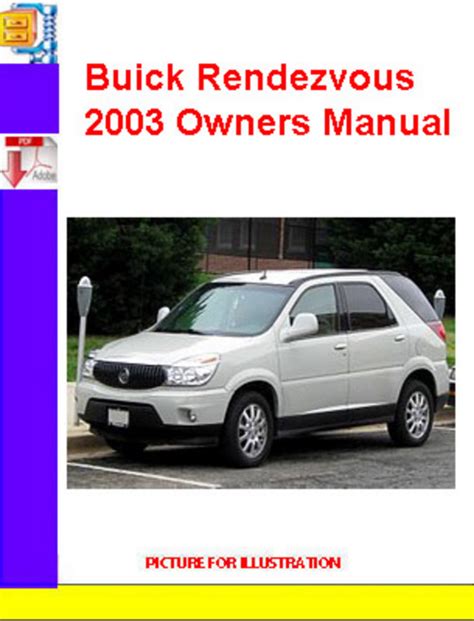 Owners Manual For Buick Rendezvous 2003