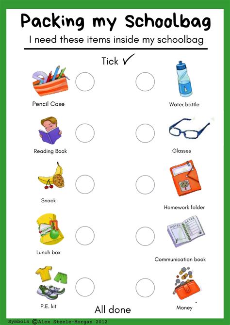 Pack This Printable