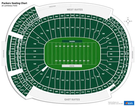 Packers Stadium Seating Chart