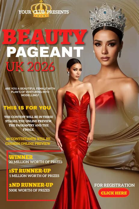 Pageant Poster Template Free