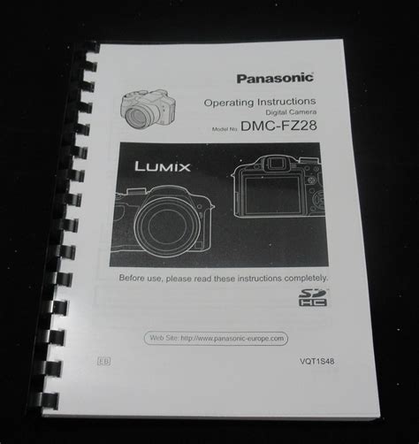 Panasonic Dmc Fz28 Instruction Manual