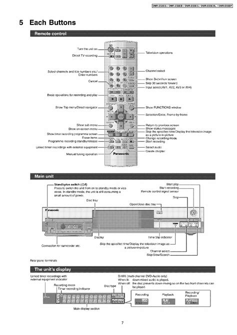 Panasonic Dmr Eh55 Series Service Manual Repair Guide