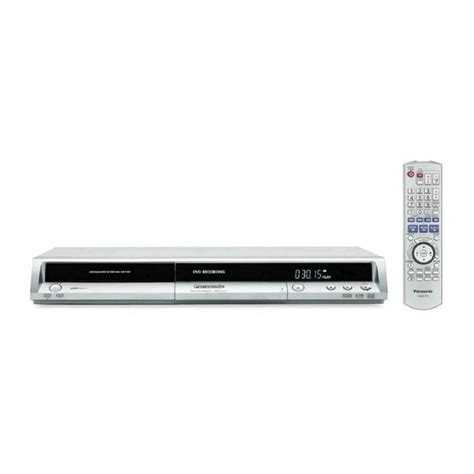 Panasonic Dmr Es15p Dmr Es15pc Dvd Recorder Service Manual