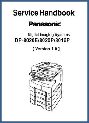 Panasonic Dp 8020e 8020p 8016p Service Manual