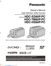 Panasonic Hdc Hs80 Service Manual Repair Guide