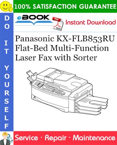 Panasonic Kx Flb758ru Multi Function Laser Fax Service Repair Manual