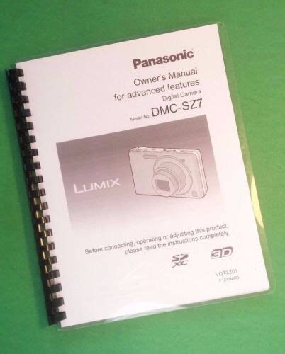 Panasonic Lumix Dmc Tz10 Sz7 Service Manual Repair Guide