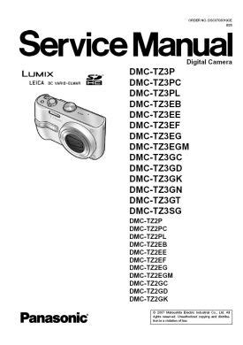 Panasonic Lumix Dmc Tz3 Series Service Manual