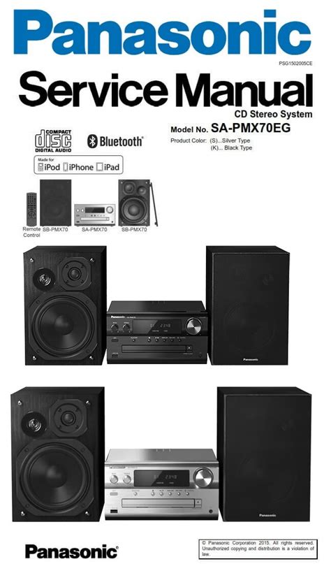 Panasonic Sc Hc17eb Compact Stereo System Service Manual