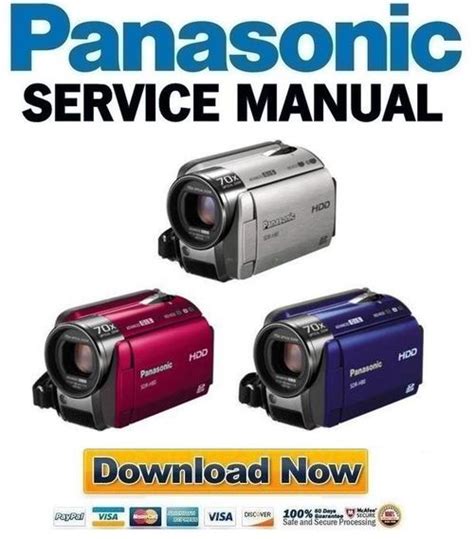 Panasonic Sdr H80 H81 H90 Service Manual And Repair Guide
