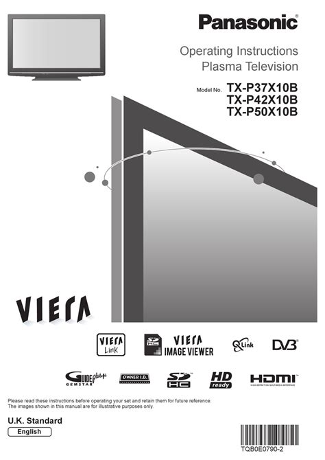 Panasonic Tx P37x10b Tx P37x10e Plasma Tv Service Manual