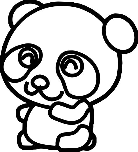 Panda Bear Printable Coloring Pages