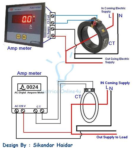 Panel Ammeter Gauge Wiring Diagram