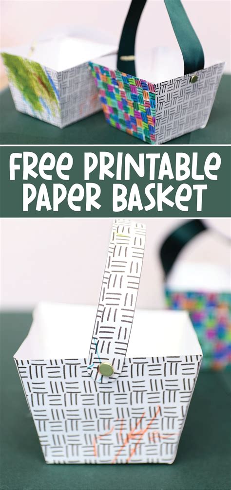 Paper Basket Template