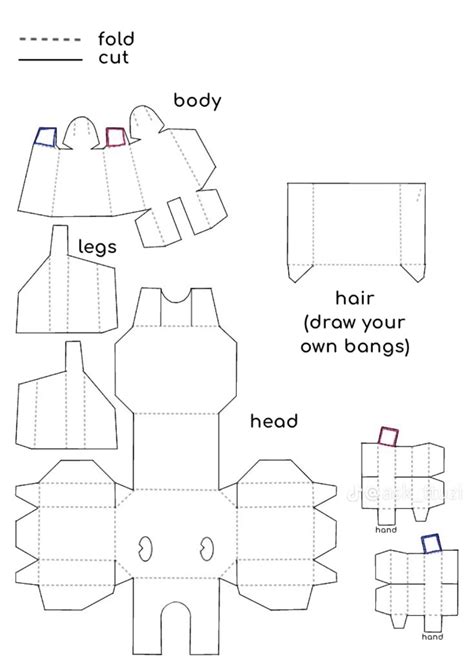 Paper Character Templates