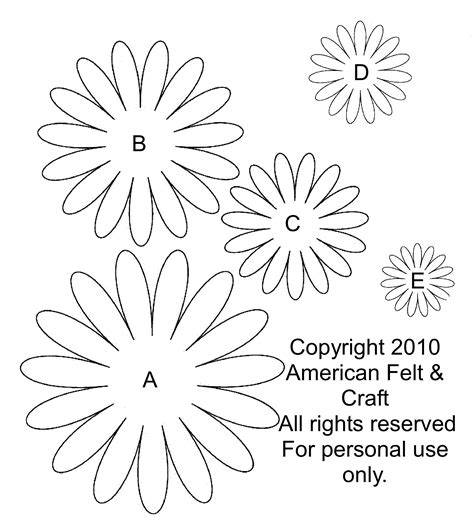 Paper Daisy Template