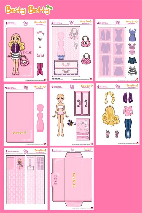 Paper Doll Closet Printable