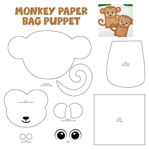 Paper Puppet Template