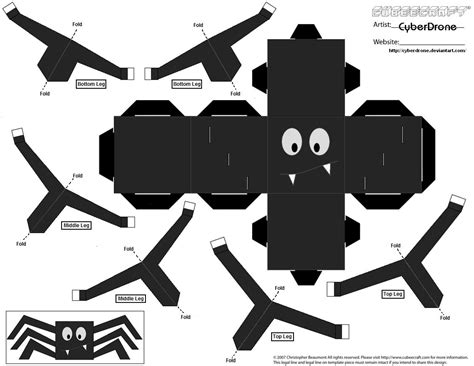 Paper Spider Template