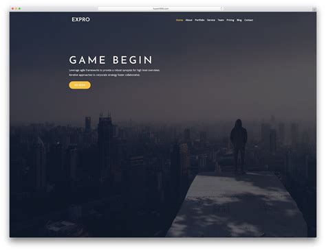 Parallax Website Design Template