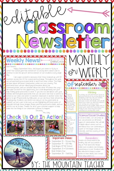 Parent Newsletter Template