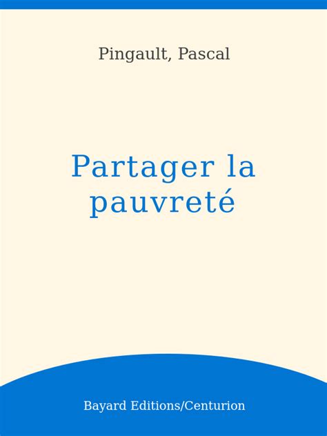 Partager La Pauvrete Epubpdf Free - 