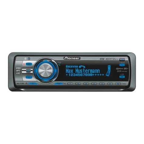 Parts List Manual Pioneer Car Cd Player