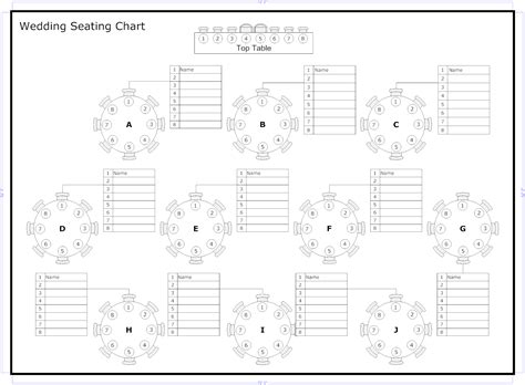 Party Seating Chart