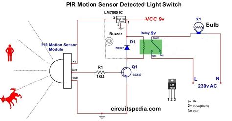 Passive Infrared Sensor Diagram Wiring Devices