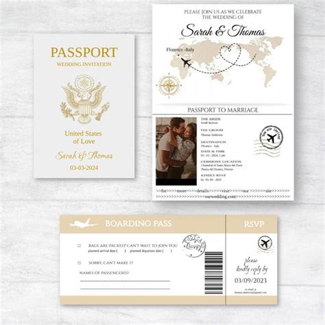 Passport Invitation Template