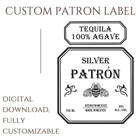 Patron Label Template