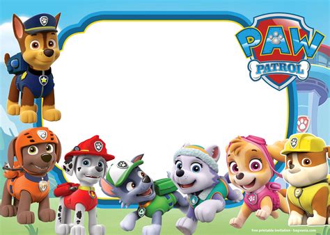 Paw Patrol Templates