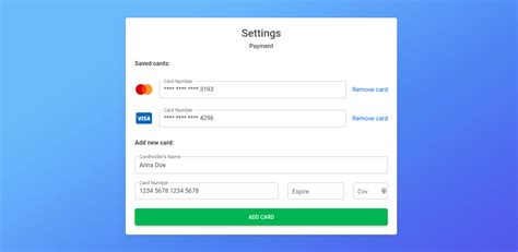 Payment Page Template
