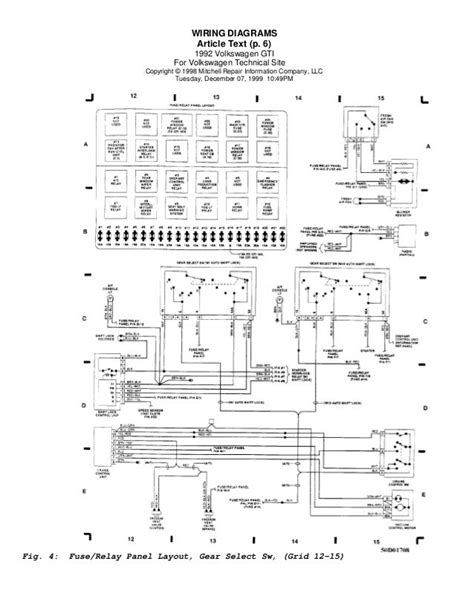 Pdf Volkswagen Golf Iii Repair Manual L Wiring Diagrams Article Text