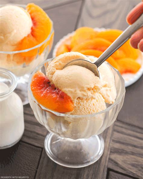 Peach Ice Cream: A Refreshing and Healthy Summer Treat