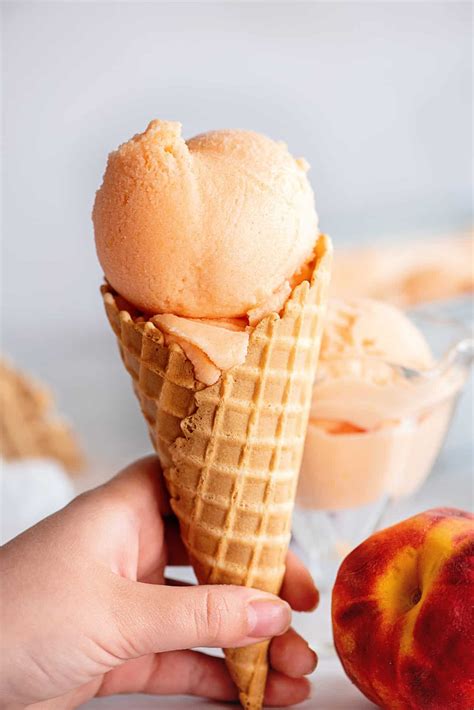 Peach Shaped Ice Cream: A Refreshing Treat for Summer