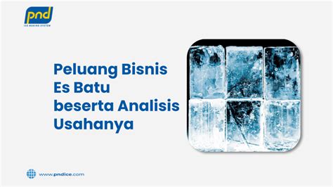 Peluang Emas: Bisnis Es Batu Menanti Anda!