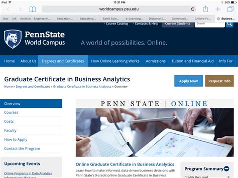 Penn State Online Course Catalog