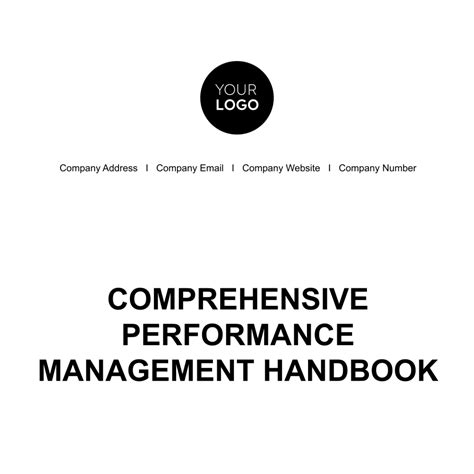 Performance Management Manual Sample