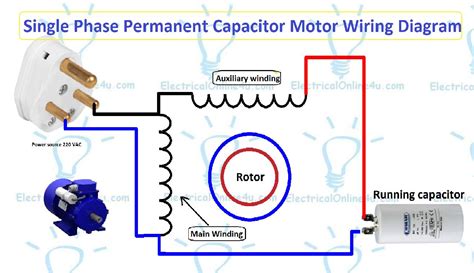 Permanent Split Capacitor Motor Wiring Diagram