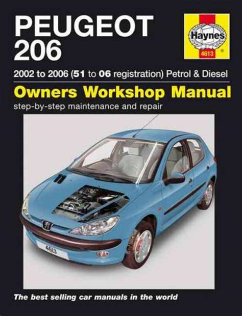 Peugeot 206 Workshop Manual
